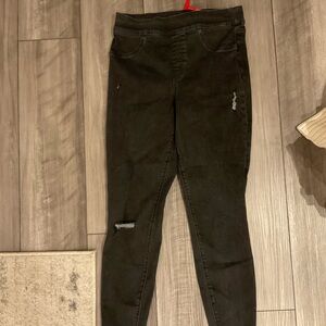 SPANX Charcoal Gray Leggings